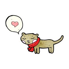 Cute cartoon cat N57