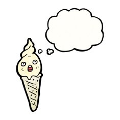cartoon ice cream character N3