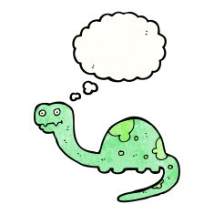 cartoon friendly dinosaur N18