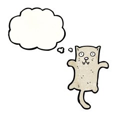 funny cartoon cat N242