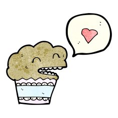 Cartoon Muffin N80