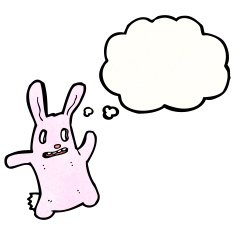 spooky dancing rabbit halloween cartoon N2