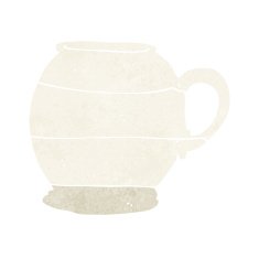 cartoon old style mug N12