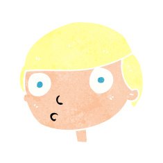 cartoon boy staring N23