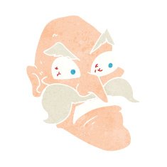 cartoon angry old man N170
