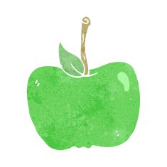 Cartoon Apple N167