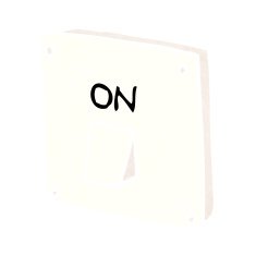 Cartoon Light Switch N34