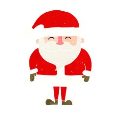 Cartoon Santa Claus N406