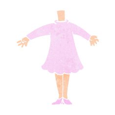 cartoon female body (add photos or mix and match cartoons) N264