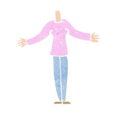 cartoon female body (add photos or mix and match cartoons) N266