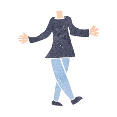 cartoon female body (add photos or mix and match cartoons) N267