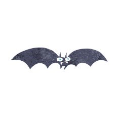 cartoon vampire bat N38