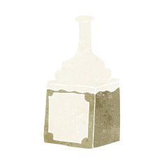 Cartoon Whiskey Bottle N21