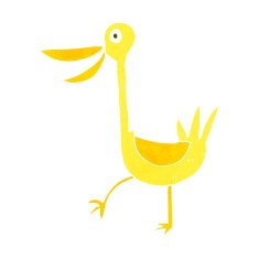 Funny Cartoon Duck N21