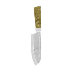 Cartoon Kitchen Knife N35