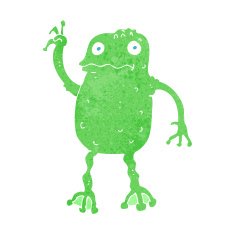 Cartoon Frog N86