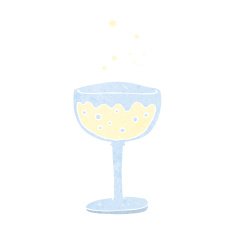 cartoon sparkling wine N3
