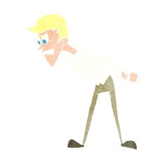 cartoon angry man N125