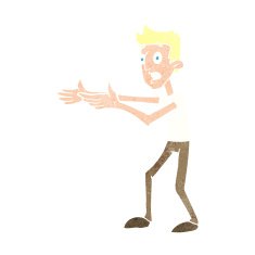 cartoon man desperately explaining N12