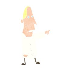 cartoon ugly man pointing N11