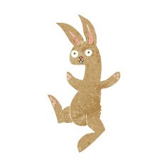 Funny cartoon rabbit N55