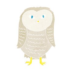 Cartoon Owl N189