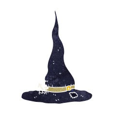 cartoon spooky witches hat N24