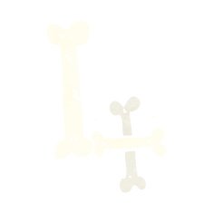 cartoon halloween bone number N113