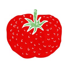 Cartoon Tomato N166