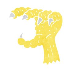 cartoon bird claw N7