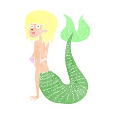 Cartoon Mermaid N76