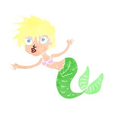 Cartoon Mermaid N77