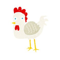Cartoon Chicken N125