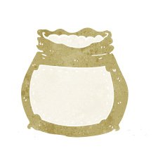 cartoon bag of flour N39