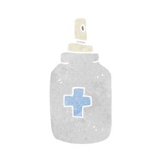 cartoon antiseptic spray N9