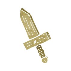 cartoon wooden sword N12