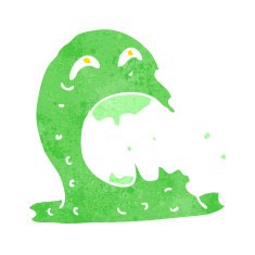 cartoon gross ghost N62