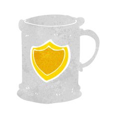 cartoon tankard N10