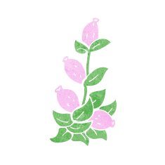 Cartoon Flowers N95