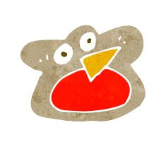 funny cartoon robin N11