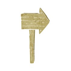 Cartoon Sign Post N76