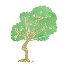 Cartoon Tree N219