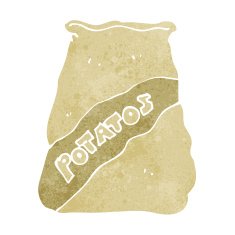 cartoon sack of potatos N3