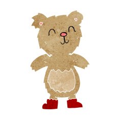 cartoon teddy bear N300
