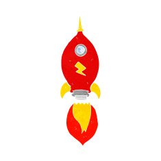 Cartoon Spaceship N59