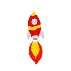 Cartoon Spaceship N60