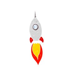 Cartoon Spaceship N61