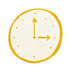 cartoon clock symbol N10