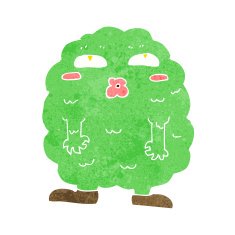 funny cartoon monster N51