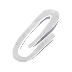 cartoon paperclip N27